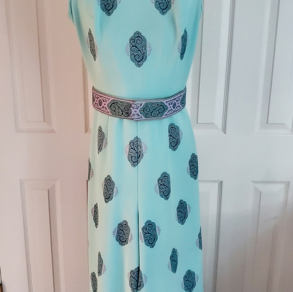 Vintage Tasheen Belted Palazzo Pants Jumpsuit and matching jacket - Picture 3 of 5